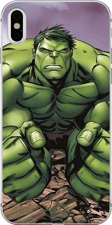 Ert Ochranný kryt pro iPhone XS / X - Marvel, Hulk 004