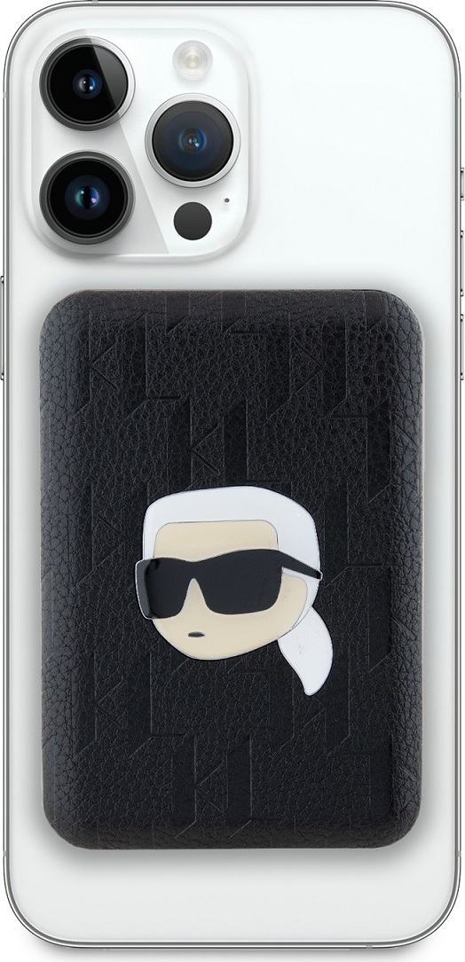 Karl Lagerfeld Embossed Karl Head MagSafe Powerbanka 5000mAh černá