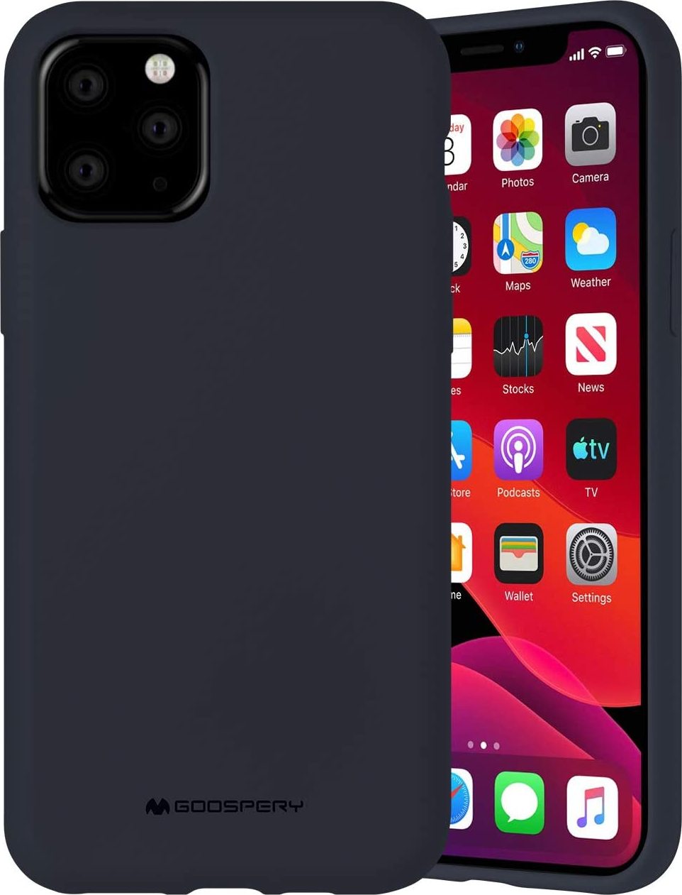 Mercury Ochranný kryt pro iPhone 11 Pro - Mercury, Silicone Navy