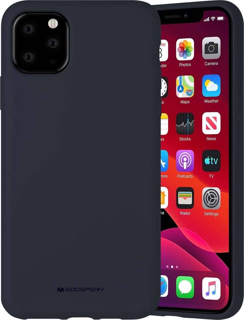 Mercury Ochranný kryt pro iPhone 11 Pro MAX - Mercury, Silicone Navy