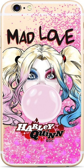 Ert Ochranný kryt pro iPhone XS / X - DC, Harley Quinn 001 Glitter