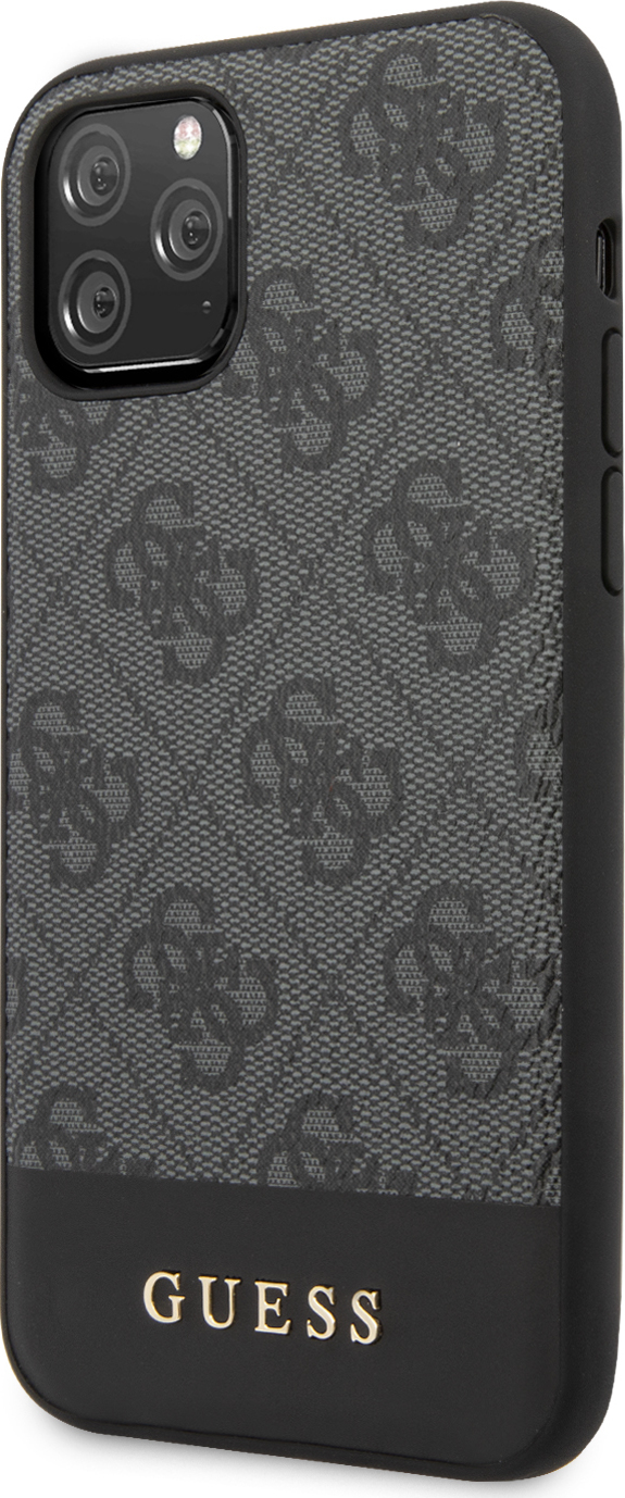 Guess Ochranný kryt na iPhone 11 - Guess, 4G Stripe Gray