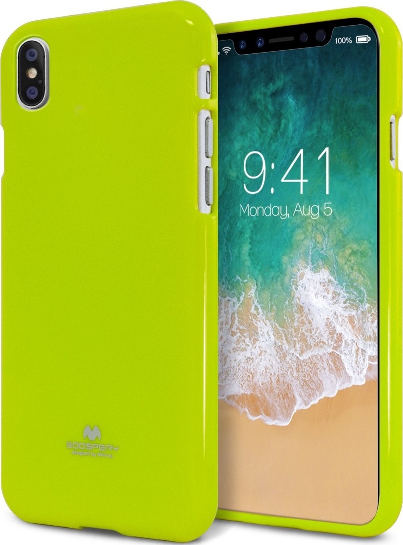Mercury Ochranný kryt pro iPhone XS / X - Mercury, Jelly Case Lime