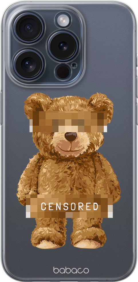 Babaco Ochranný kryt na iPhone 11 Pro MAX - Babaco, Teddy Censored 001