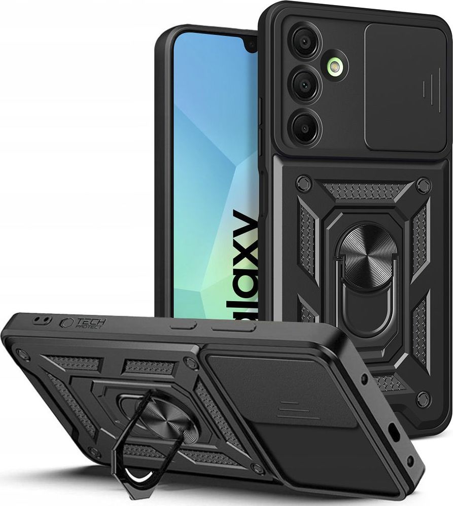 Tech-Protect Ochranný kryt na Samsung Galaxy A16 - Tech-Protect, CamShield Black