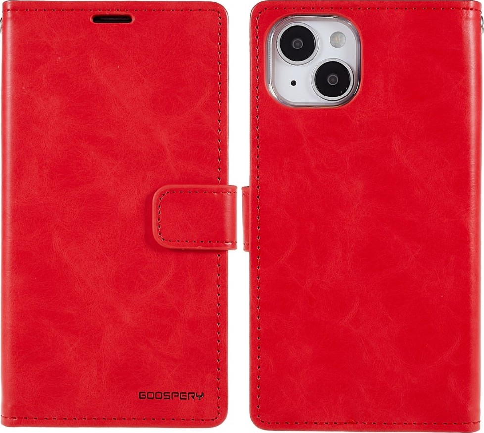 Mercury Ochranné pouzdro pro iPhone 14 - Mercury, Bluemoon Diary Red