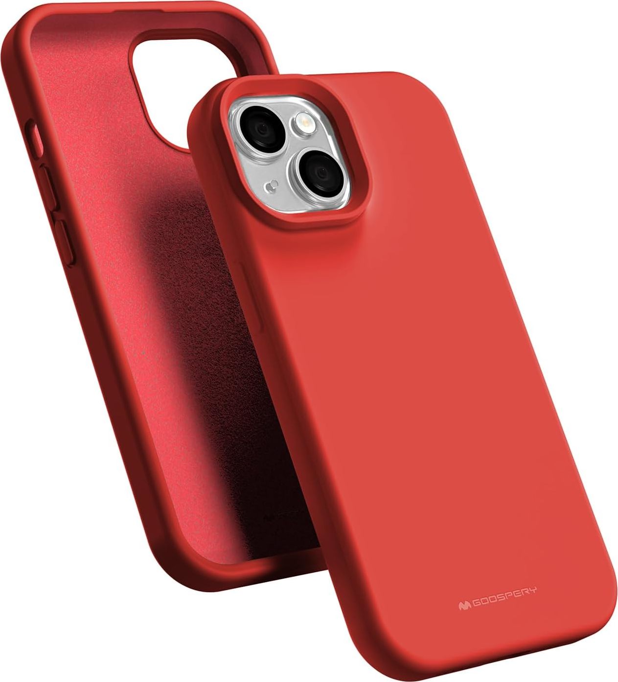 Mercury Ochranný kryt na iPhone 15 - Mercury, Silicone Red