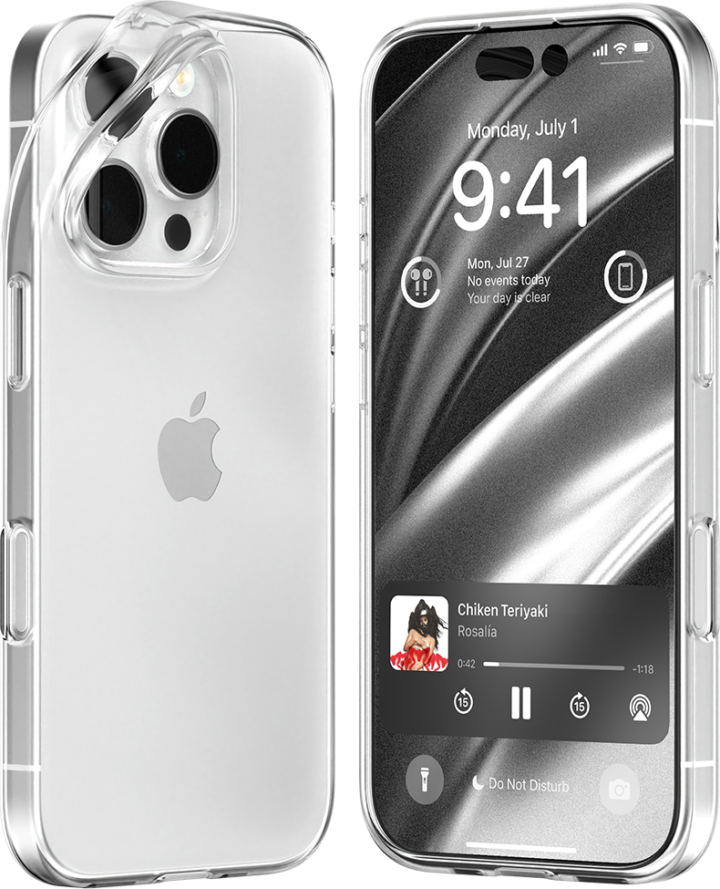 Mercury Ochranný kryt na iPhone 16 Pro - Mercury, Jelly Transparent