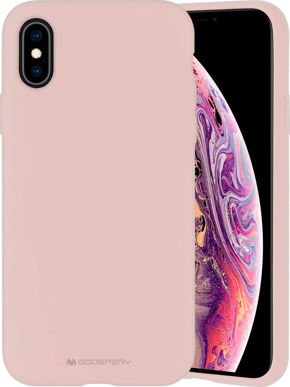 Mercury Ochranný kryt pro iPhone XS / X - Mercury, Silicone Pink Sand