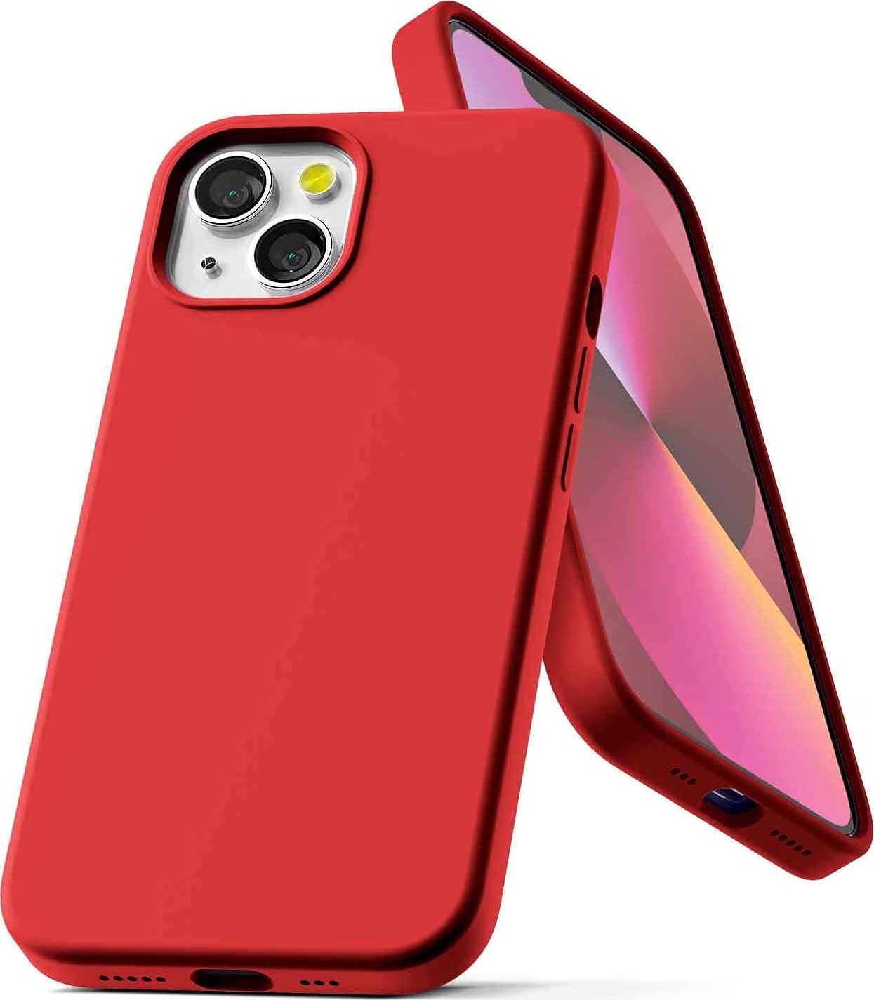 Mercury Ochranný kryt pro iPhone 13 - Mercury, Silicone Red
