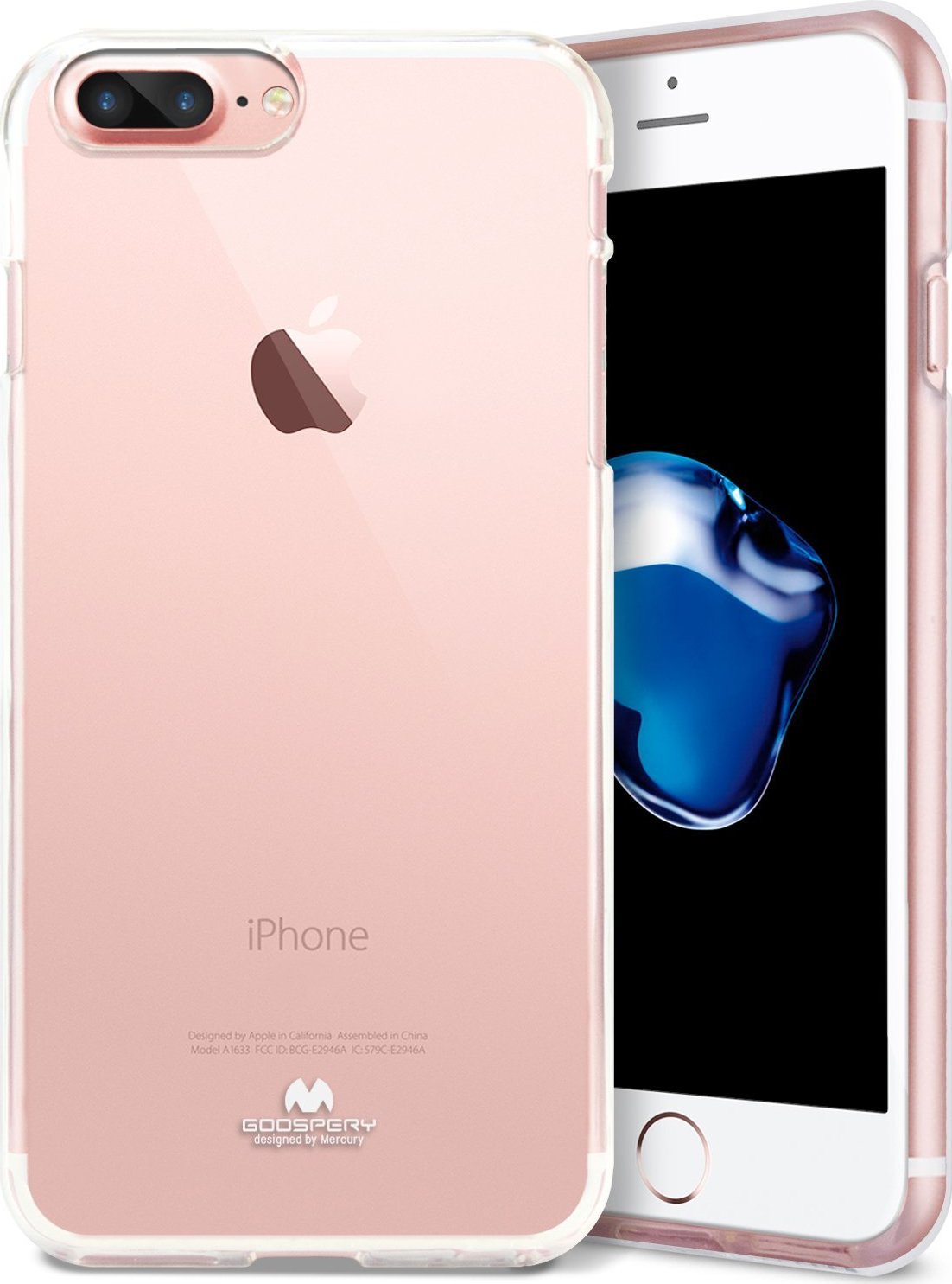 Mercury Pouzdro / kryt pro Apple iPhone 7 PLUS / 8 PLUS - Mercury, Jelly Transparent