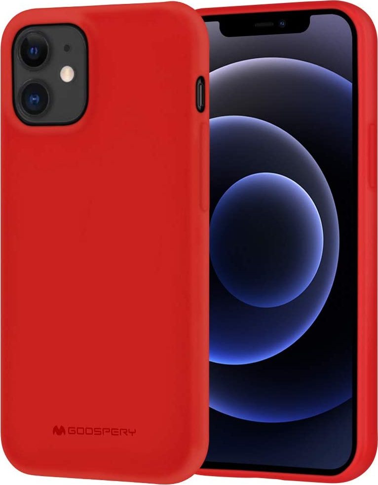 Mercury Ochranný kryt pro iPhone 12 mini - Mercury, Soft Feeling Red