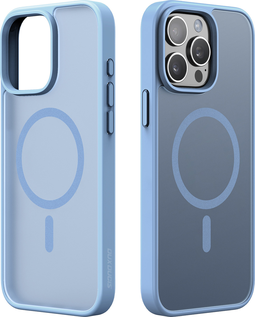 DuxDucis Ochranný kryt na iPhone 15 Pro - DuxDucis, Yind MagSafe Blue