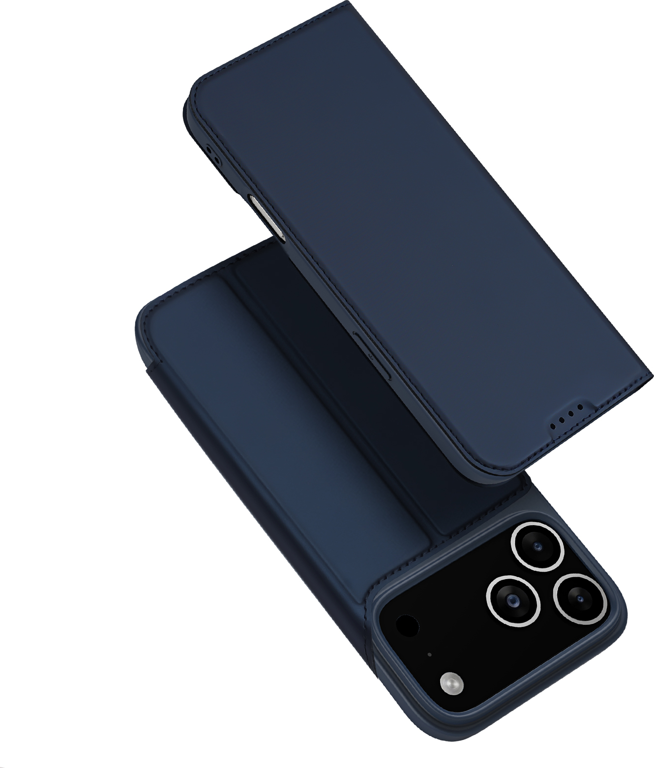 DuxDucis Knížkové pouzdro na iPhone 17 Pro MAX - DuxDucis, SkinPro Blue