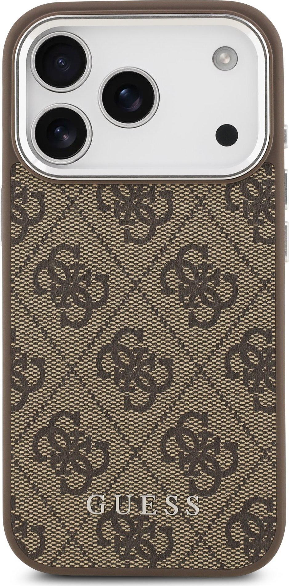 Guess 4G MagSafe kryt iPhone 17 Pro hnědý