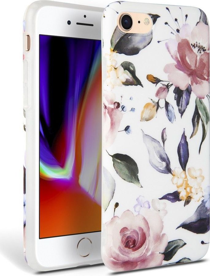 Tech-Protect Ochranný kryt pro iPhone 7 / 8 / SE (2020/2022) - Tech-Protect, Floral White