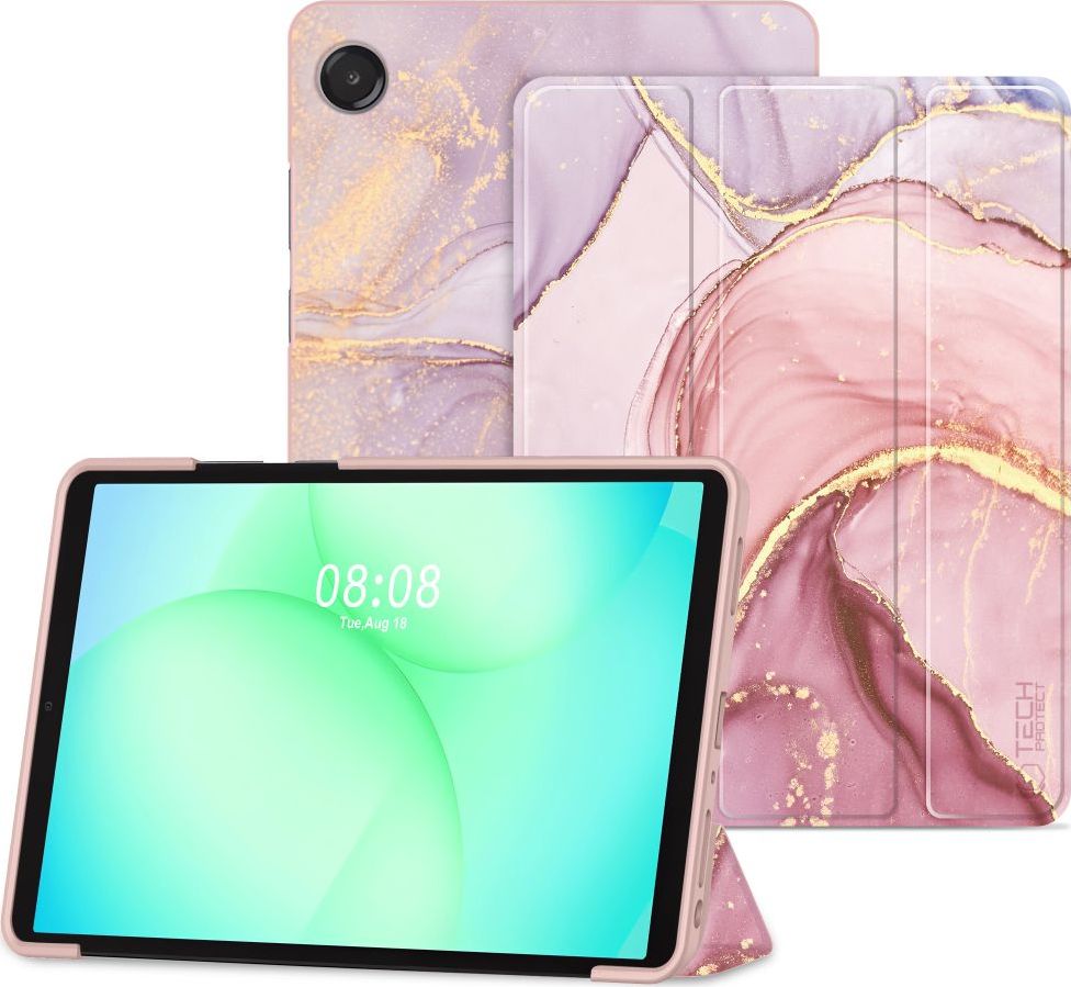 Tech-Protect Pouzdro na Samsung Galaxy TAB A9+ PLUS / A11+ PLUS - Tech-Protect, SmartCase Marble