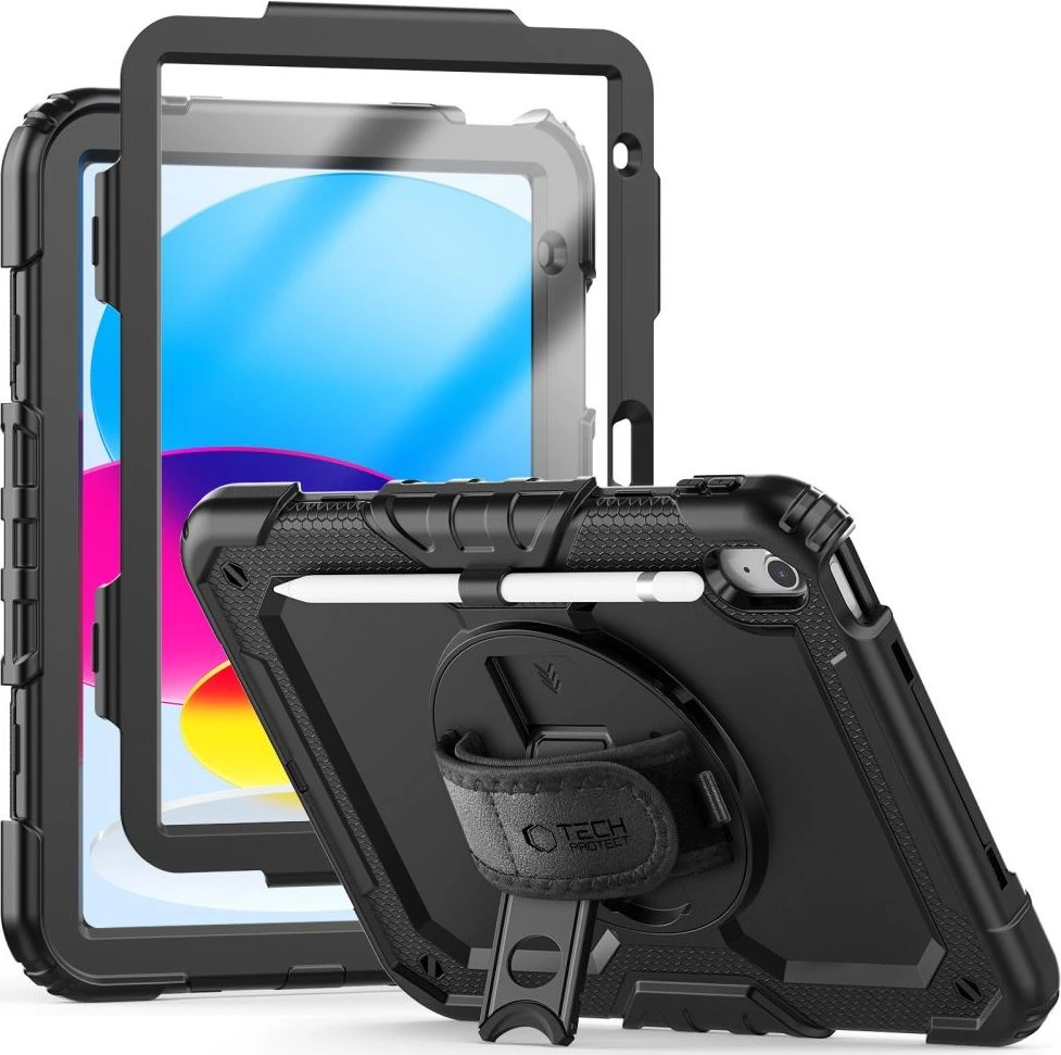 Tech-Protect Odolný obal na iPad 11 (2025) / iPad 10.9 (2022) - Tech-Protect, SOLID360 Black