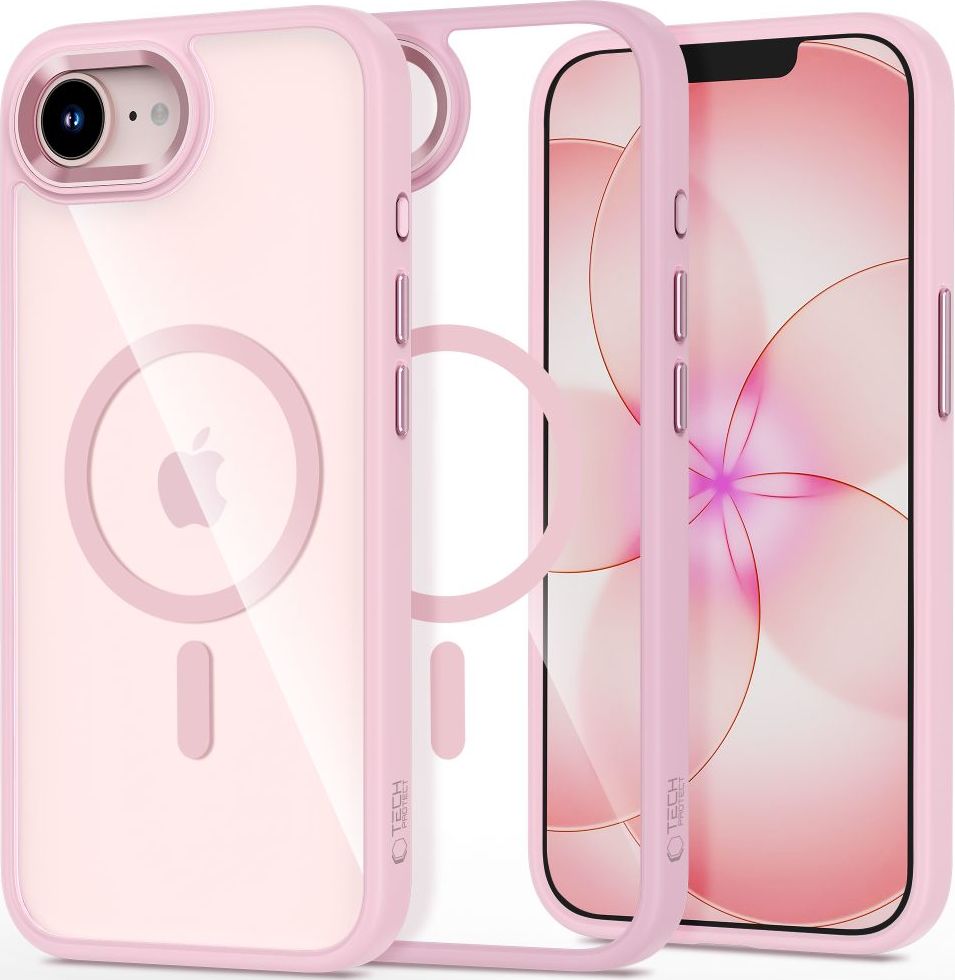 Tech-Protect Ochranný kryt na iPhone 17e / 16e - Tech-Protect, Magmat MagSafe Soft Pink