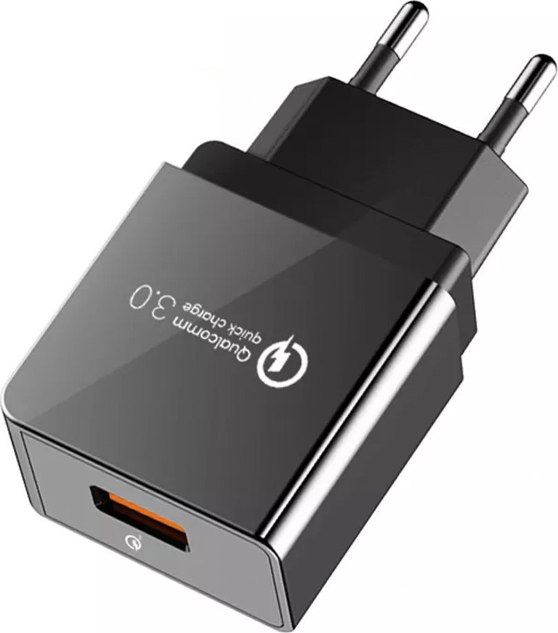 Fitami Napájecí Adaptér 18W - USB-A - Černý