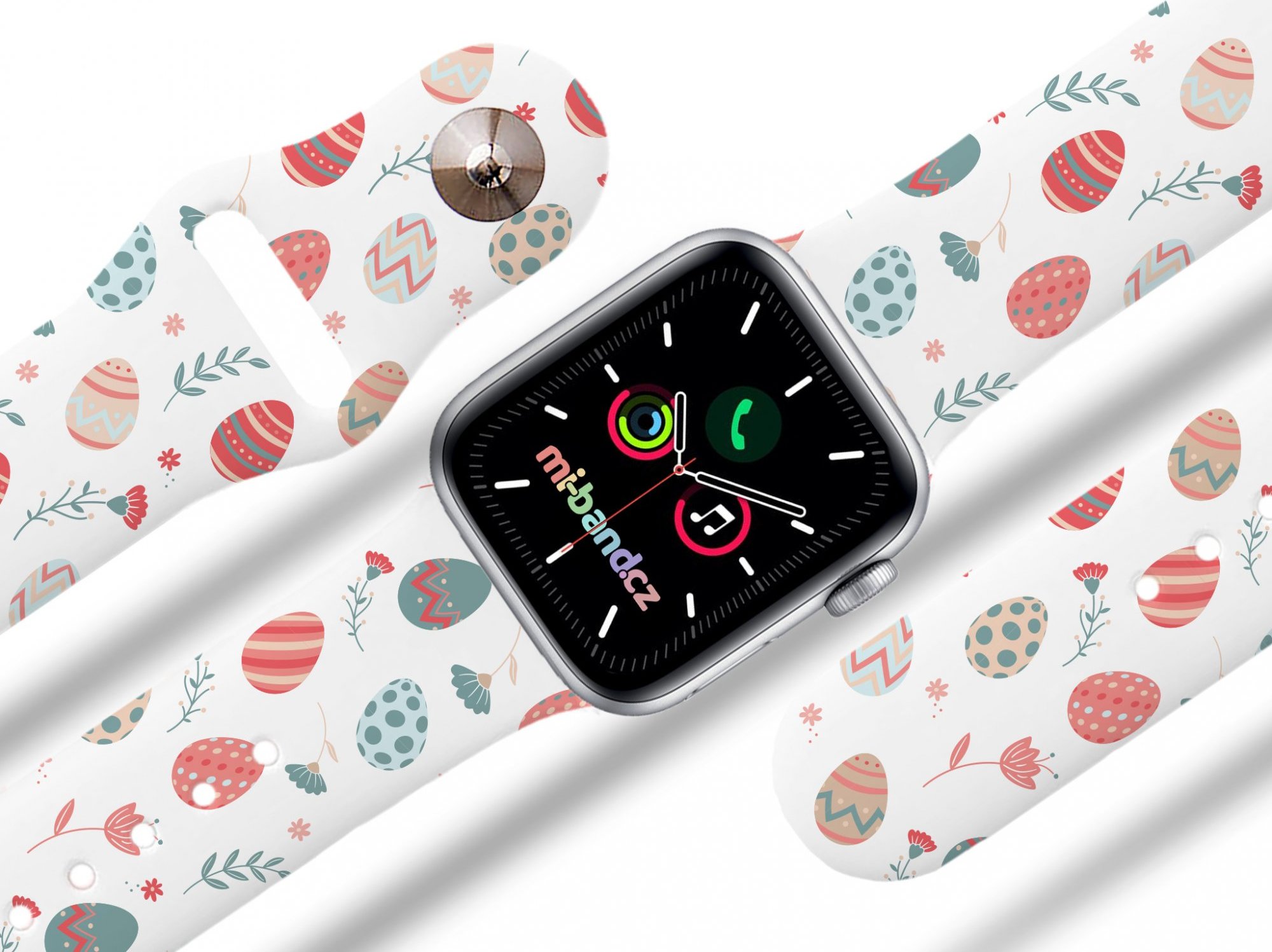 Mi-band Apple watch řemínek Velikonoční vajíčka Rozměr: 42/44/45/46/49mm