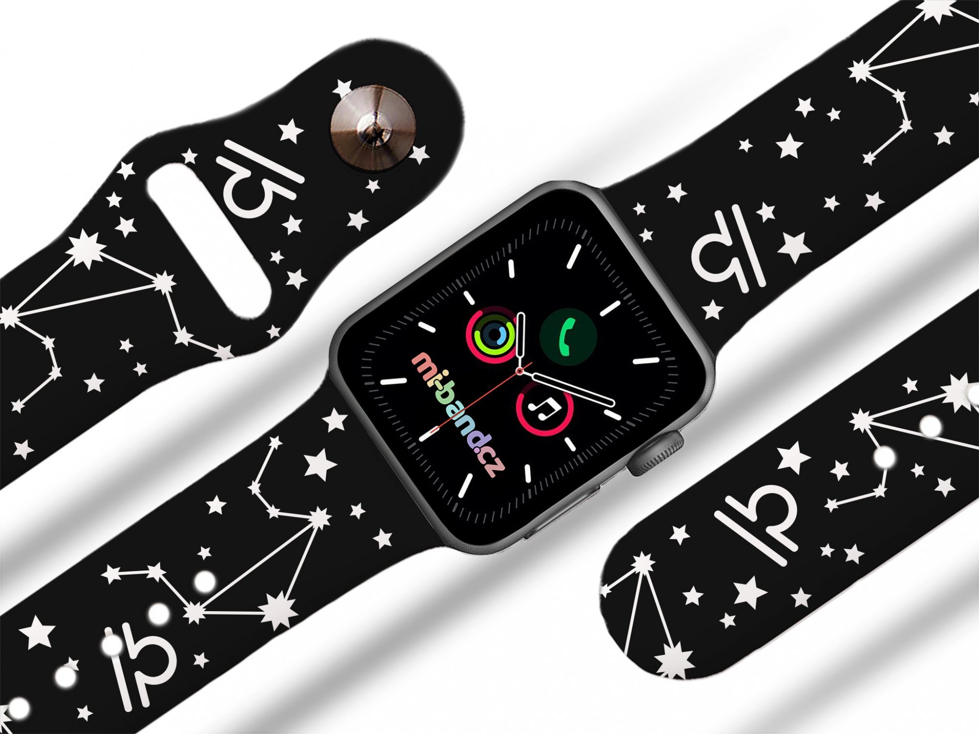 Mi-band Apple watch řemínek 42/44/45 Znamení zvěrokruhu 2 Rozměr: 42/44/45/49mm, znamení: váhy