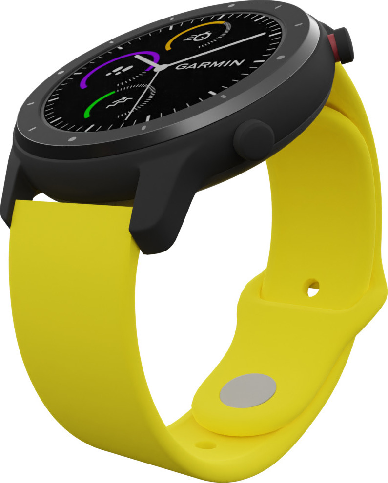 Strapido Jednobarevný náhradní řemínek 20mm Barva: Žlutá