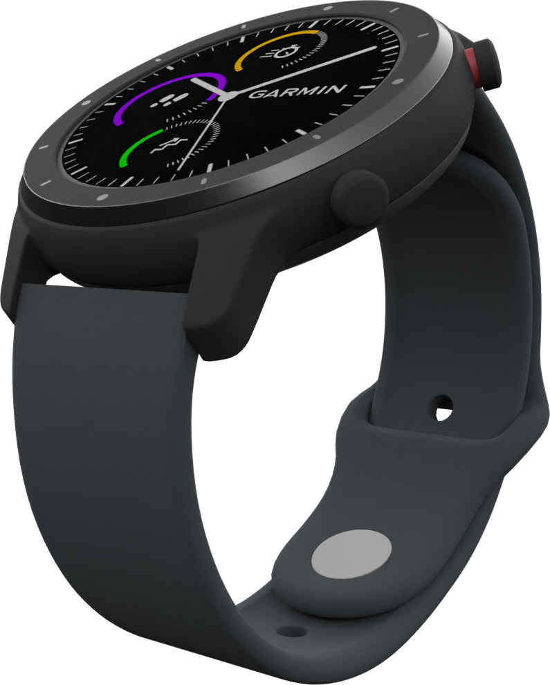 Strapido Jednobarevný náhradní řemínek 20mm Barevná varianta: Antracitová