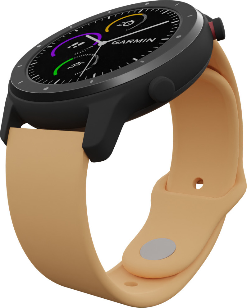 Strapido Jednobarevný náhradní řemínek 20mm Barevná varianta: Cappucino