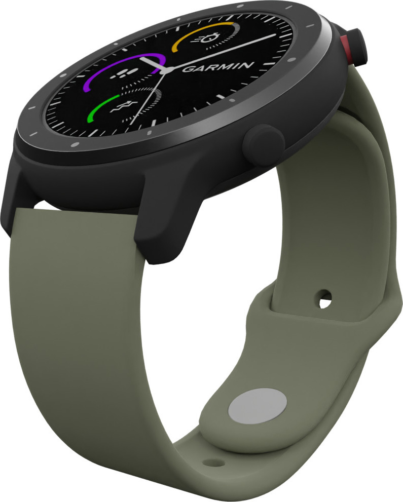 Strapido Jednobarevný náhradní řemínek 20mm Barevná varianta: Armádně Zelená