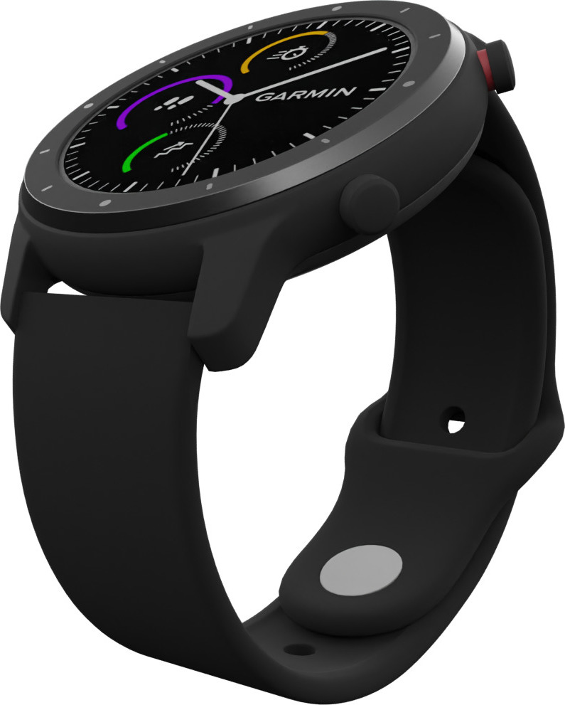 Strapido Jednobarevný náhradní řemínek 22mm Barva: Černá