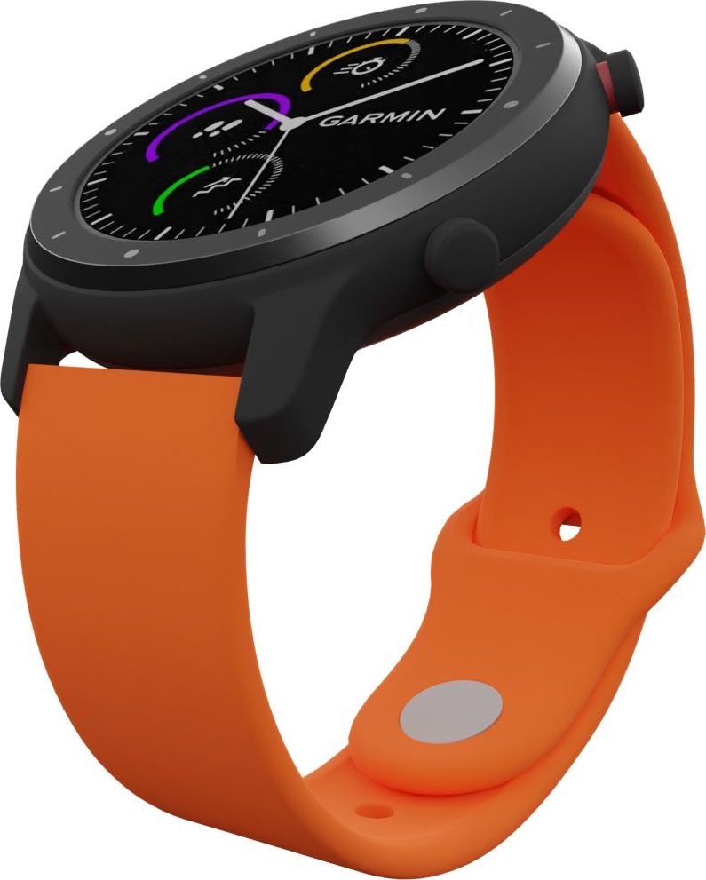 Strapido Jednobarevný náhradní řemínek 22mm Barva: Oranžová