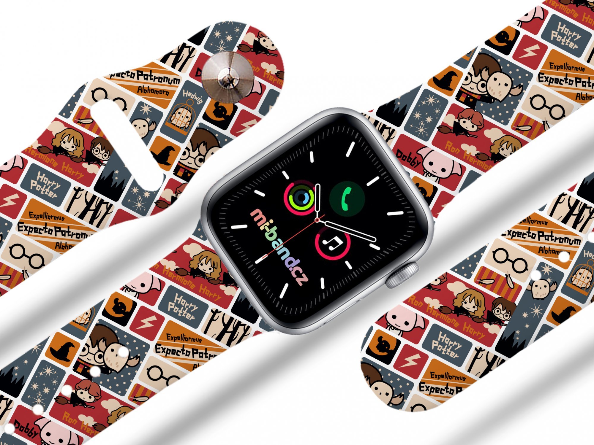 Miband Apple watch řemínek Harry Potter - Harry potter charms Rozměr: 38/40/41/42(S10)mm
