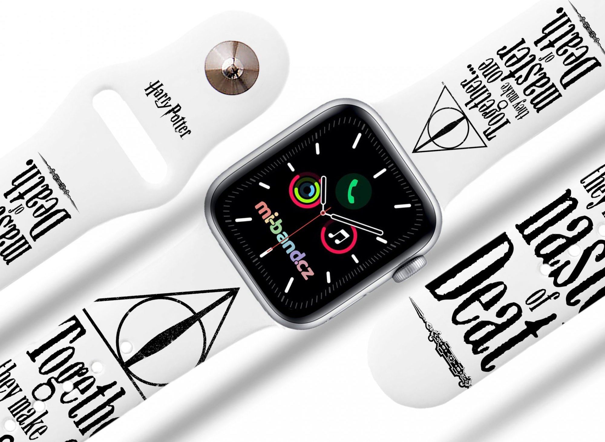 Miband Apple watch řemínek Harry Potter - Relikvie smrti 2 Rozměr: 38/40/41/42(S10)mm