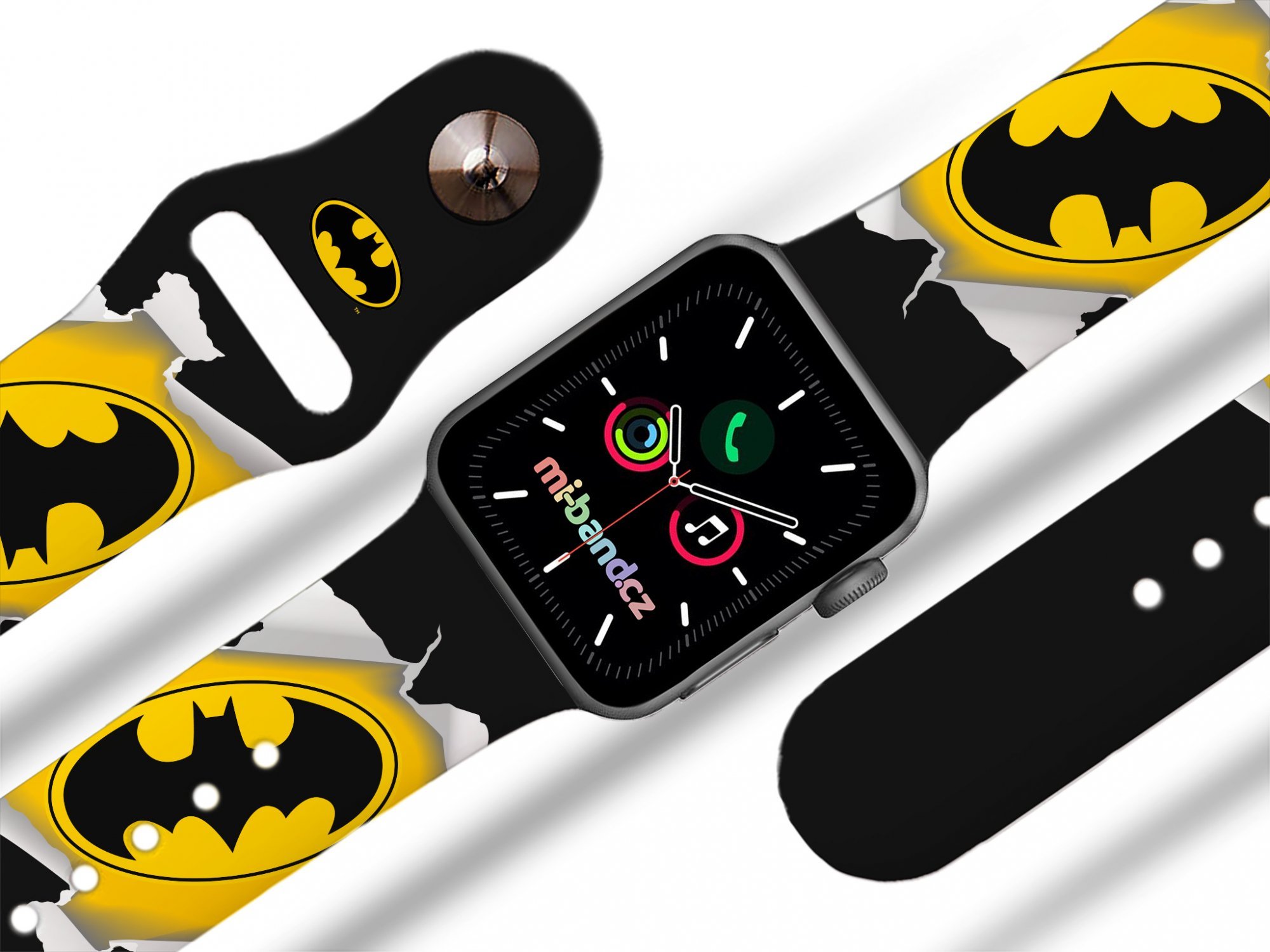 Miband Apple watch řemínek Batman 5 Rozměr: 42/44/45/46/49mm