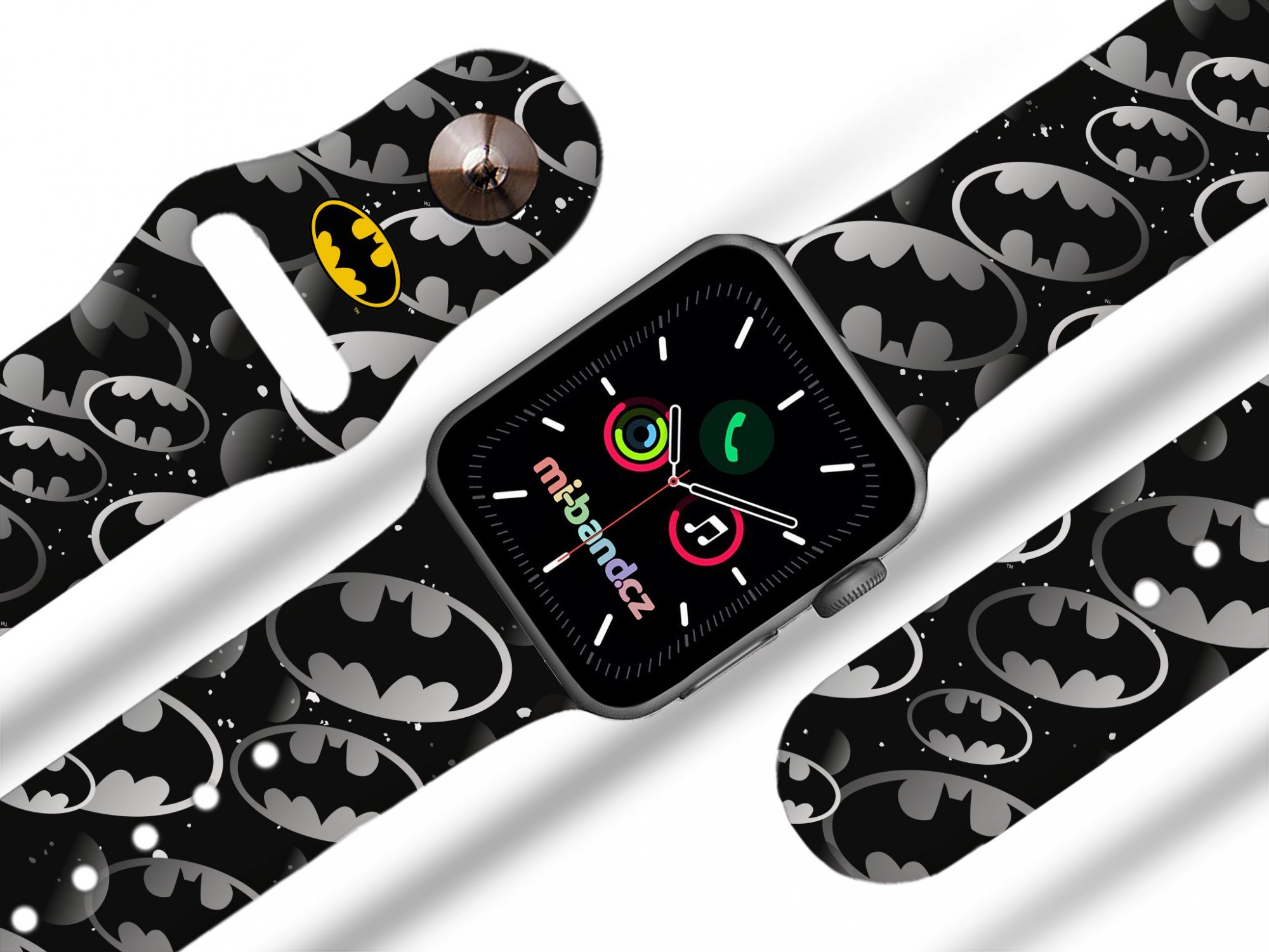Miband Apple watch řemínek Batman 25 Rozměr: 42/44/45/46/49mm