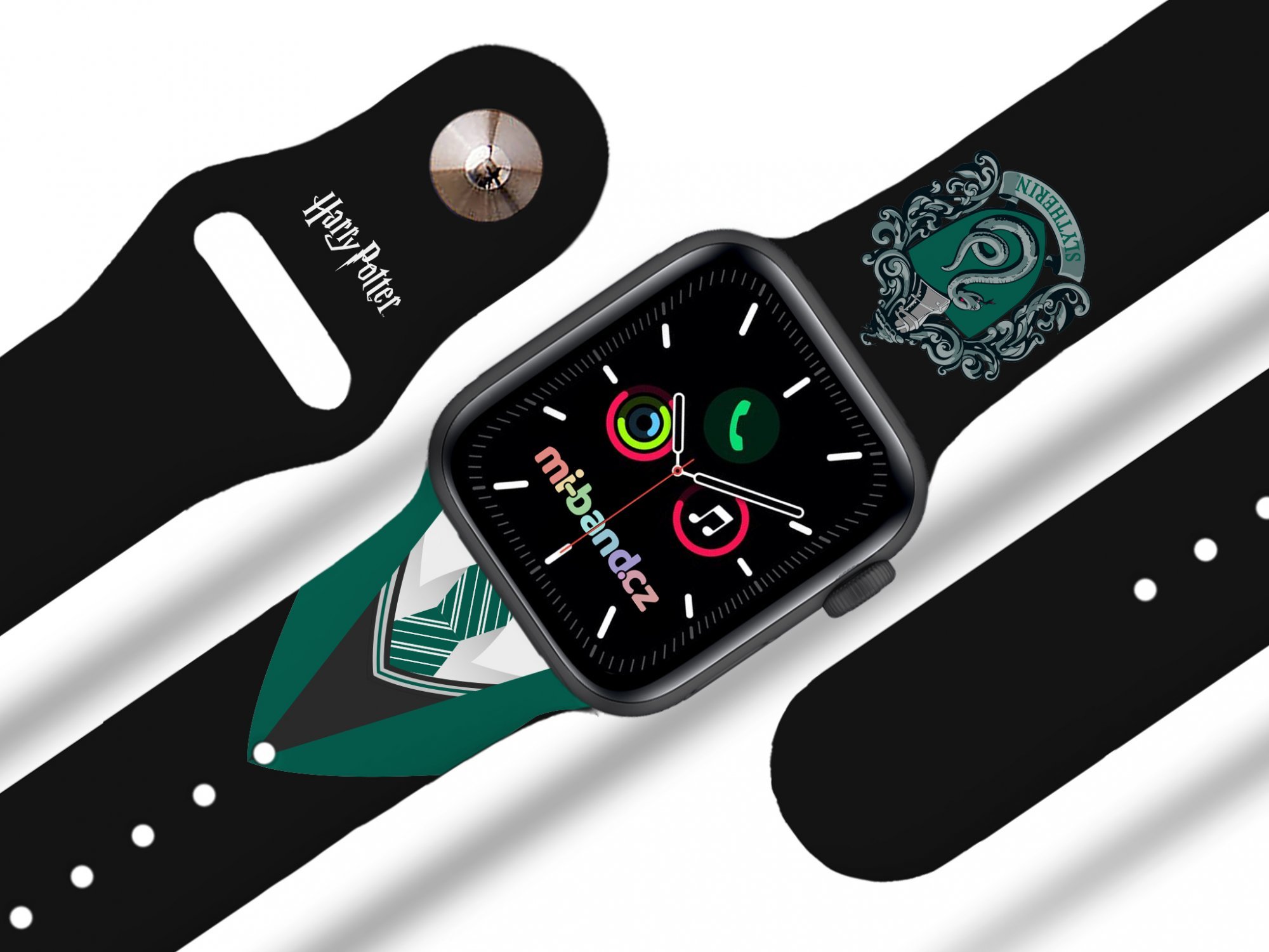 Miband Apple watch řemínek Harry Potter - Zmijozel uniforma Rozměr: 42/44/45/46/49mm
