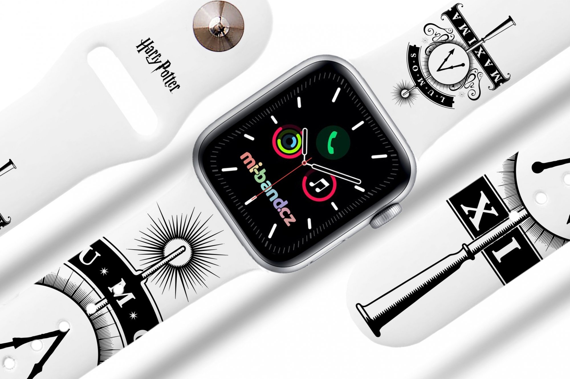 Miband Apple watch řemínek Harry Potter - Lumos Rozměr: 42/44/45/46/49mm