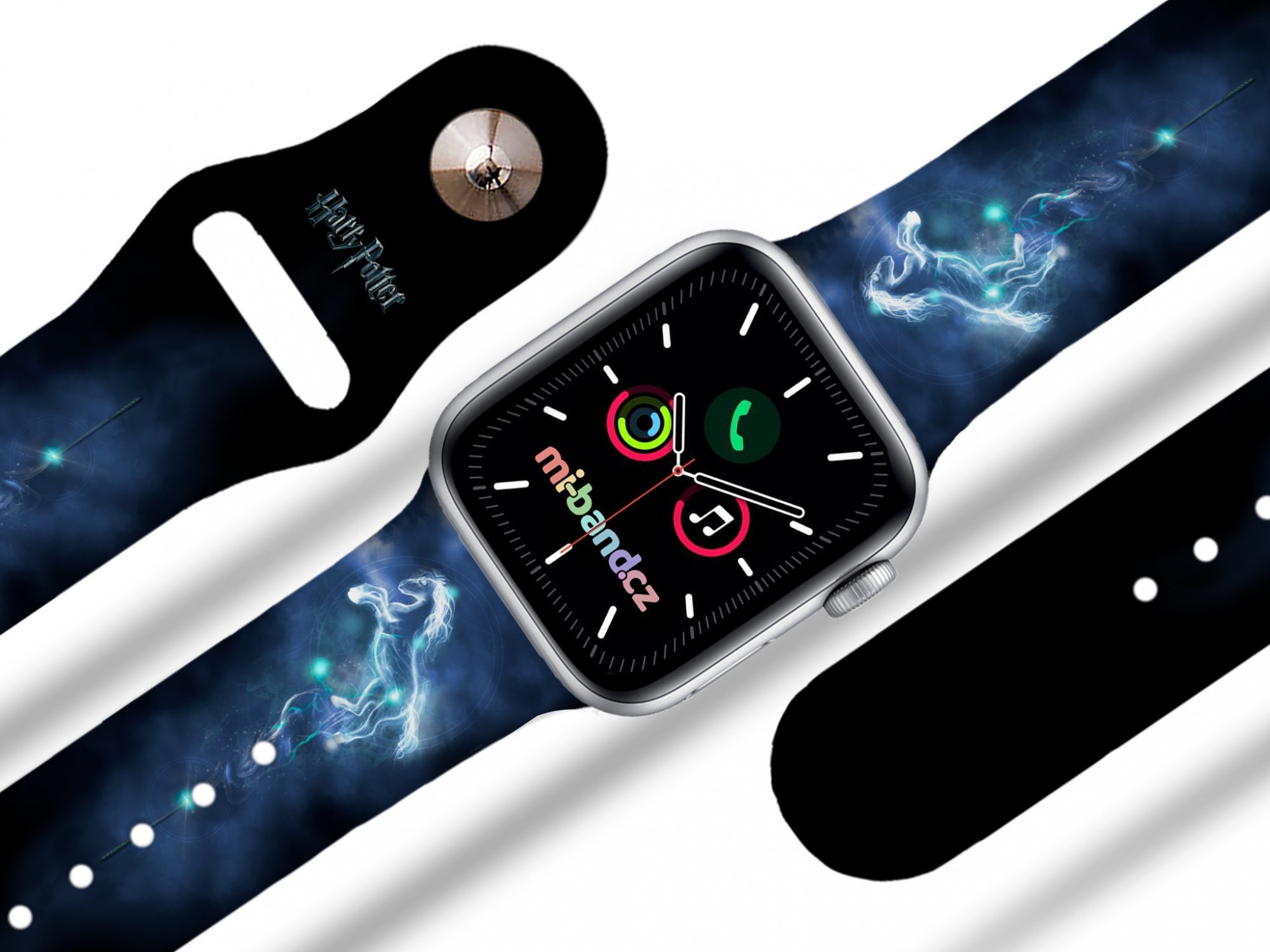 Miband Apple watch řemínek Harry Potter - Expecto Patronum (Ginny Weasley) Rozměr: 42/44/45/46/49mm