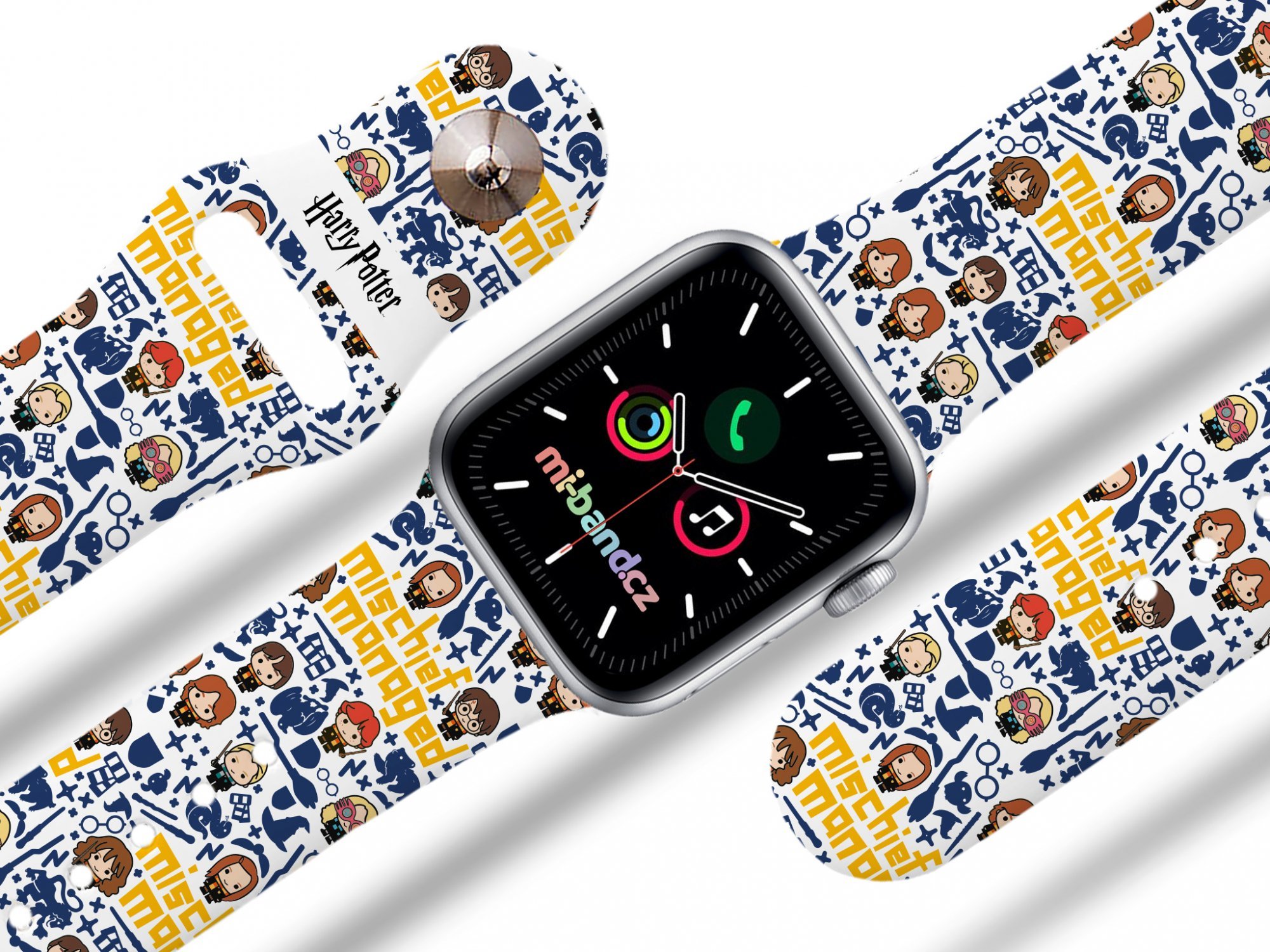 Miband Apple watch řemínek Harry Potter - Harry Potter charms 5 Rozměr: 38/40/41/42(S10)mm