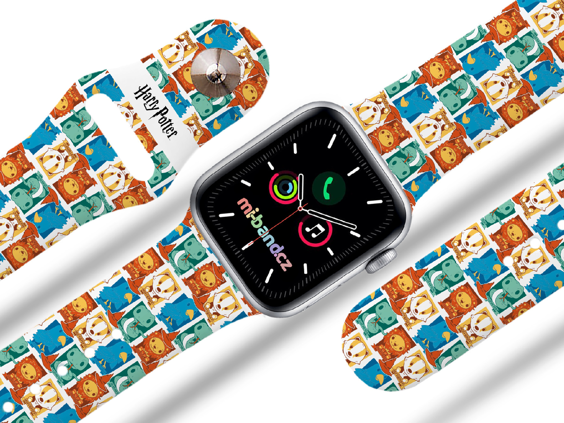 Miband Apple watch řemínek Harry Potter - Bradavické koleje Rozměr: 42/44/45/46/49mm