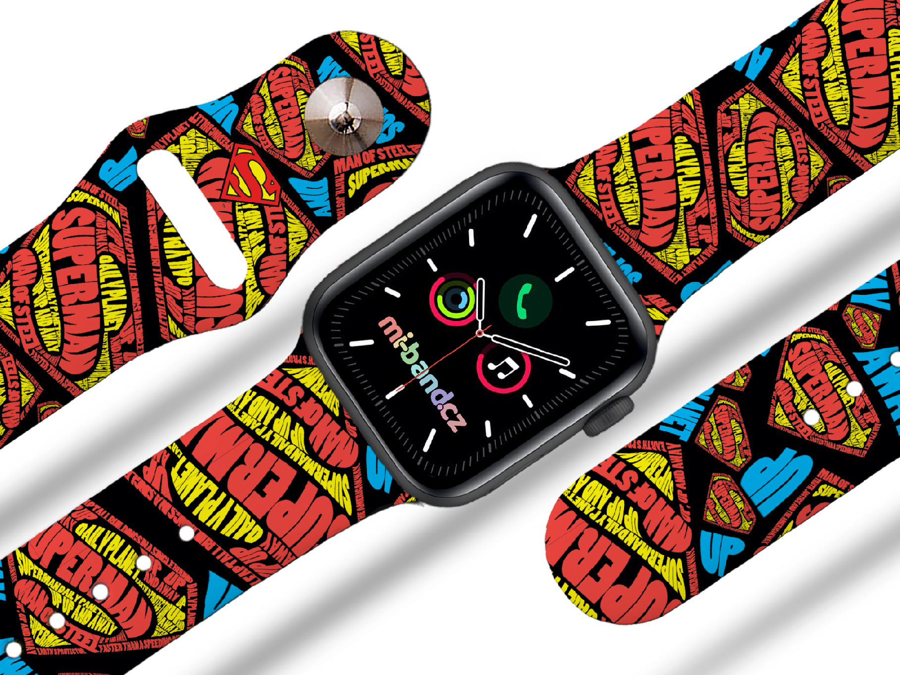 Miband Apple watch řemínek Superman - Nápisy Rozměr: 38/40/41/42(S10)mm