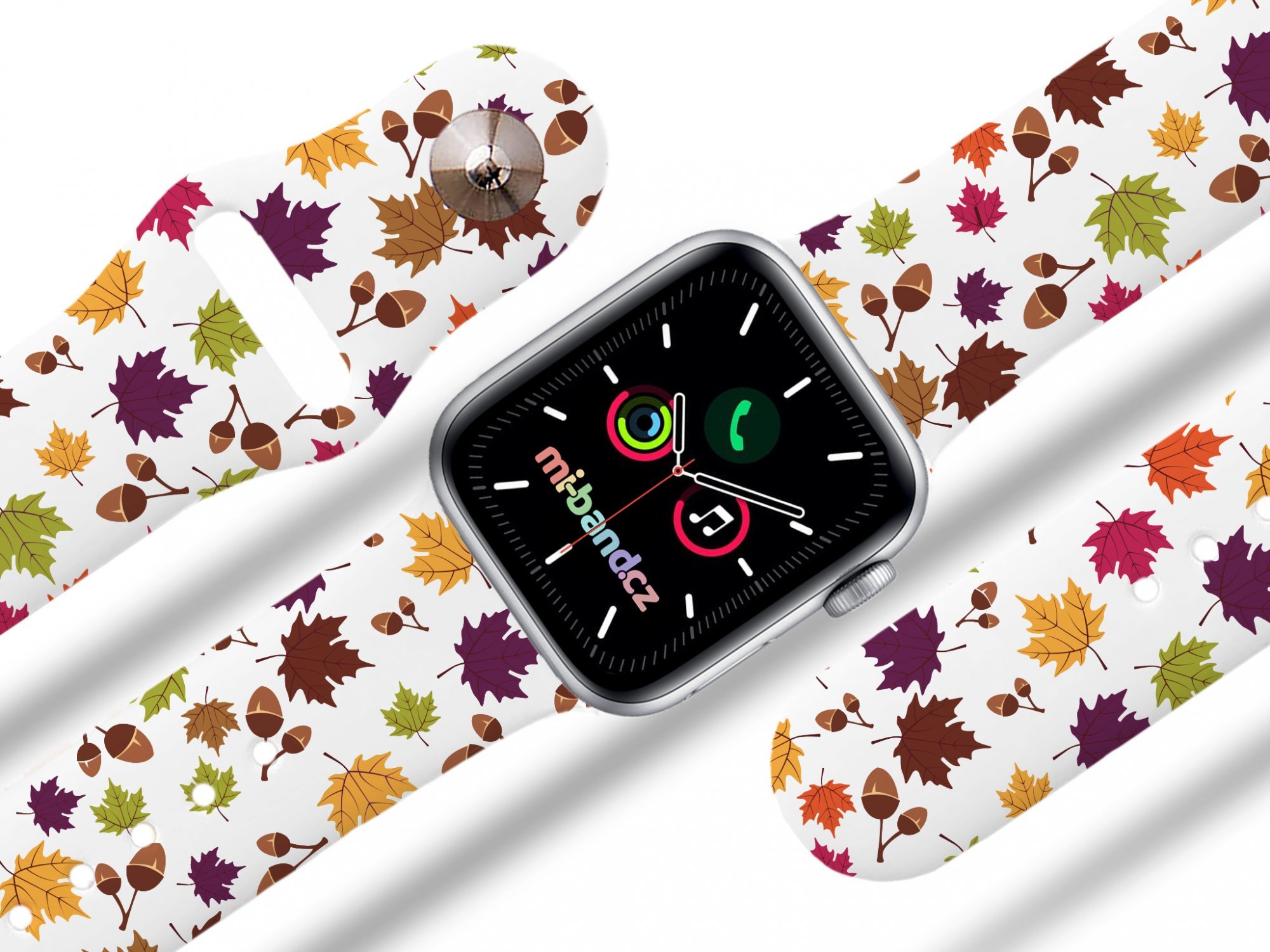 Mi-band Apple watch řemínek Spadané listí Rozměr: 38/40/41mm