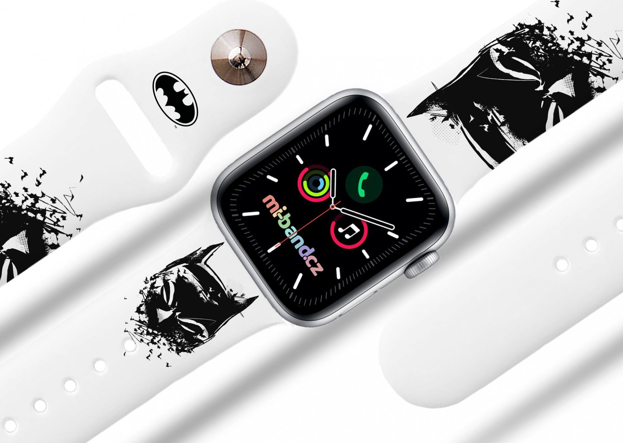 Miband Apple watch řemínek Batman - Maska Rozměr: 42/44/45/46/49mm
