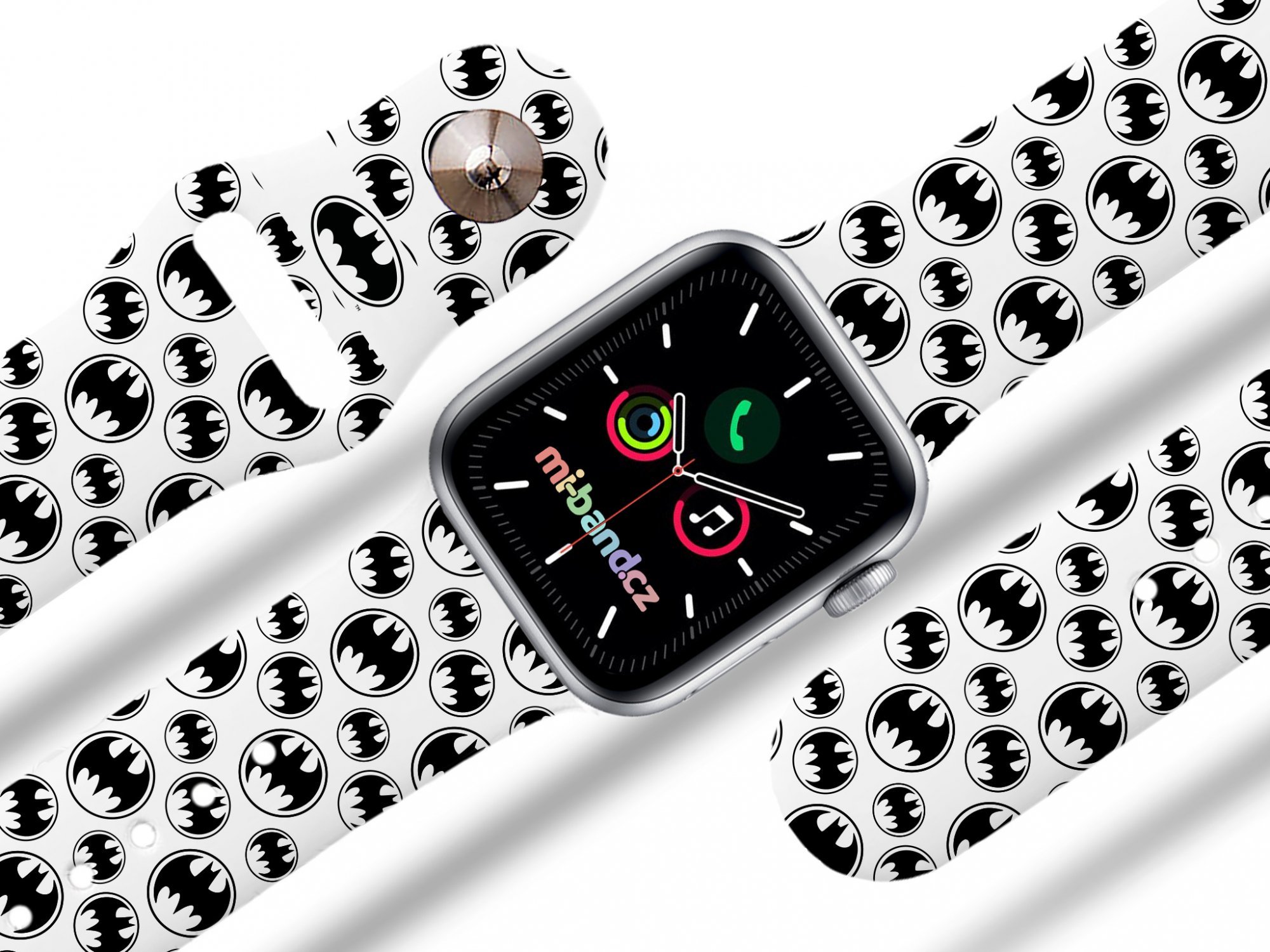 Miband Apple watch řemínek Batman - Symbol Rozměr: 42/44/45/46/49mm
