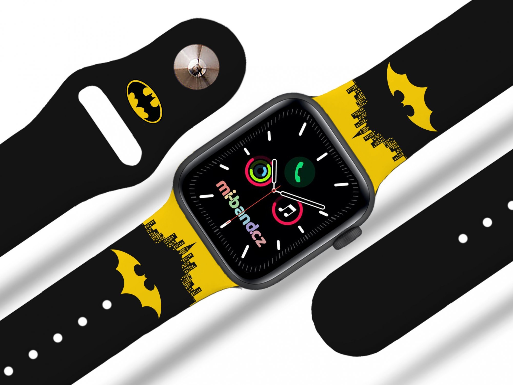 Miband Apple watch řemínek Batman - Gotham Rozměr: 38/40/41/42(S10)mm