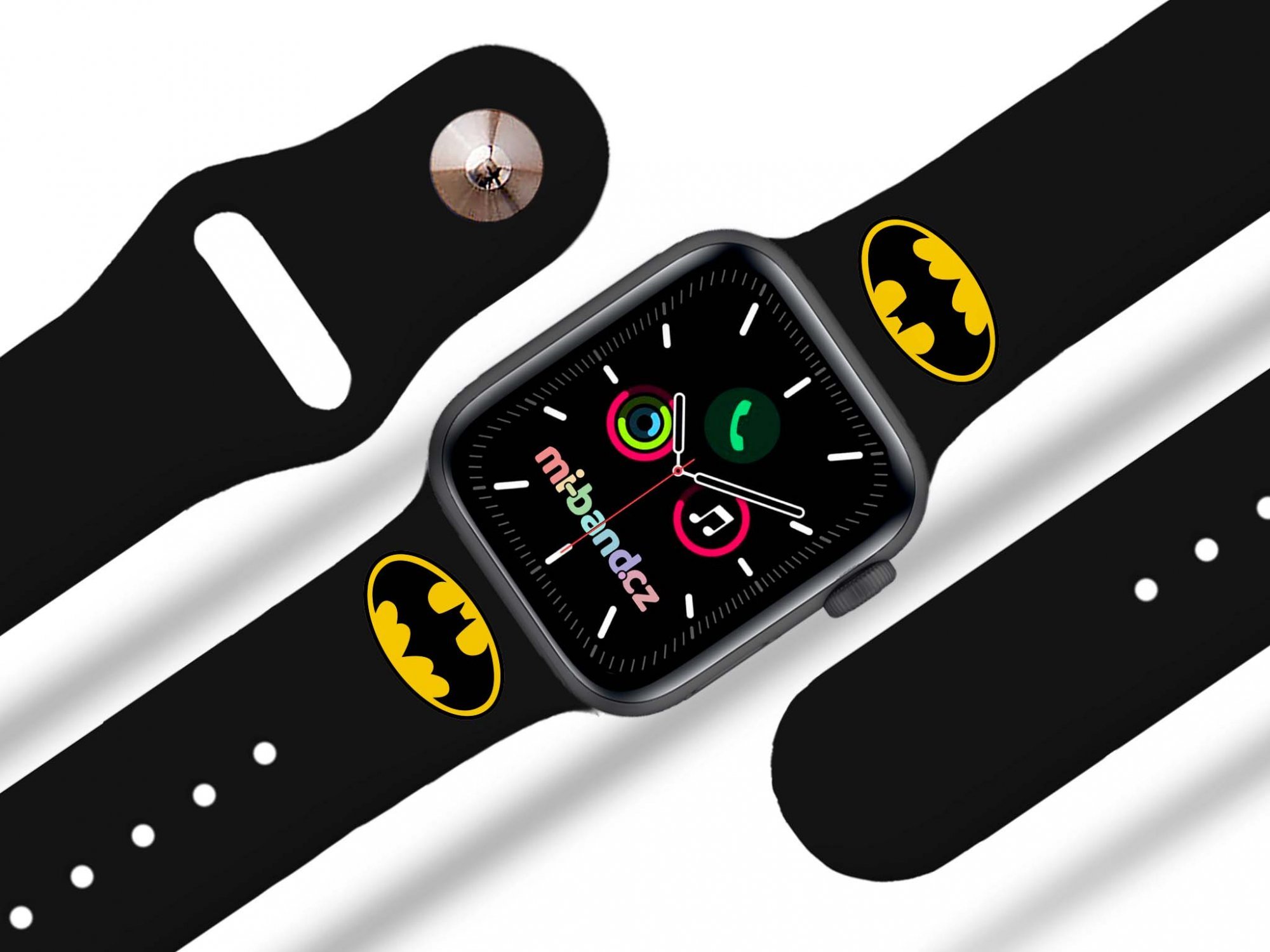 Miband Apple watch řemínek Batman - Logo Rozměr: 38/40/41/42(S10)mm