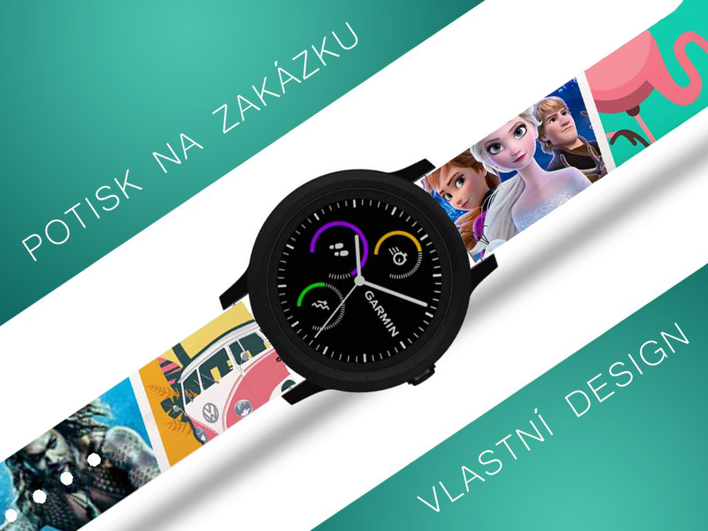 Mi-band Řemínek 20/22 mm s potiskem na zakázku Rozměr: 22mm