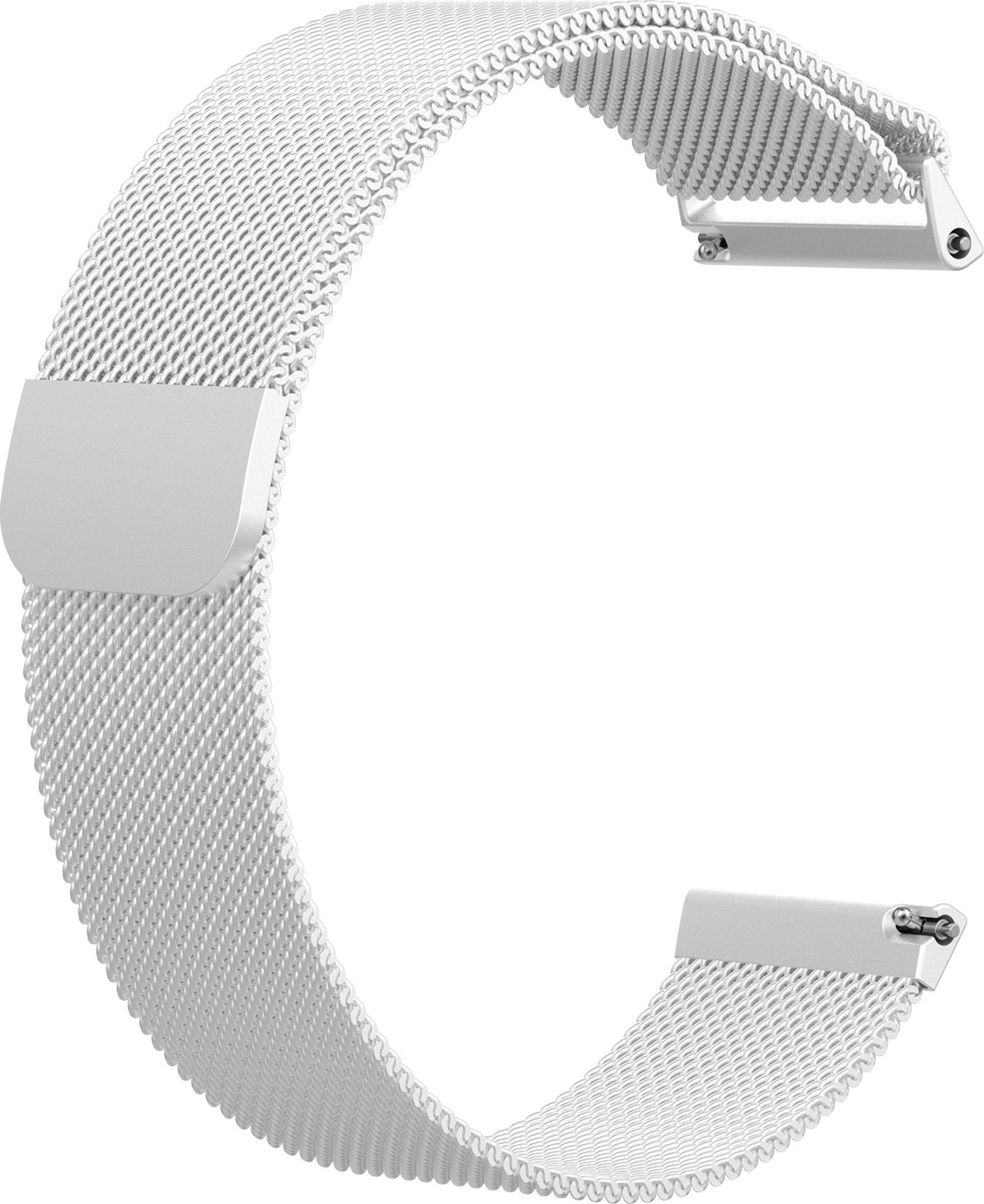 Milánský tah magnetický 22mm Barevná varianta: Stříbrný