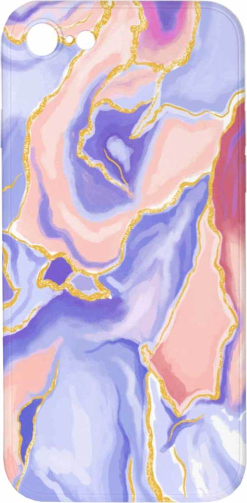 Mi-band Kryt Fialovo růžový mramor pro iPhone 7/8/SE2020